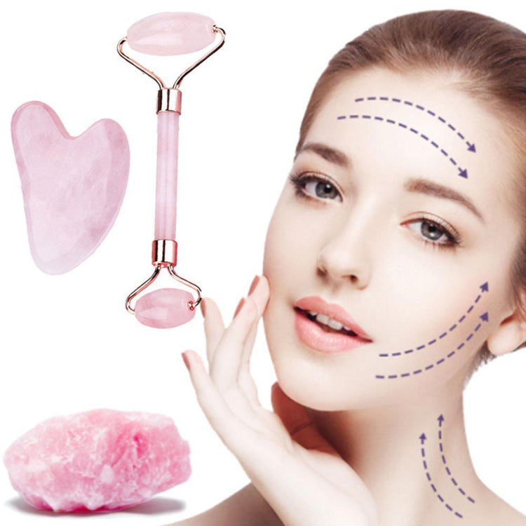 Gua sha e rullo viso