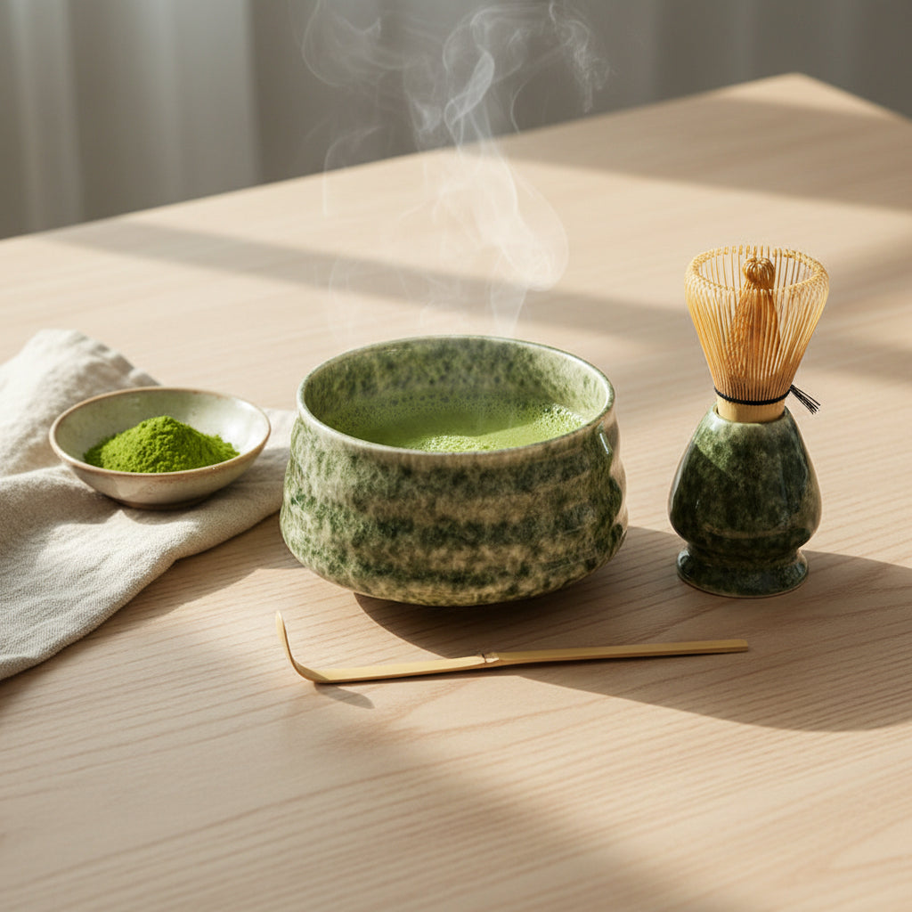 Set matcha completo con cucchiaio dosatore