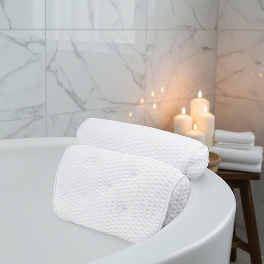 Cuscino da vasca con ventose per il bagno