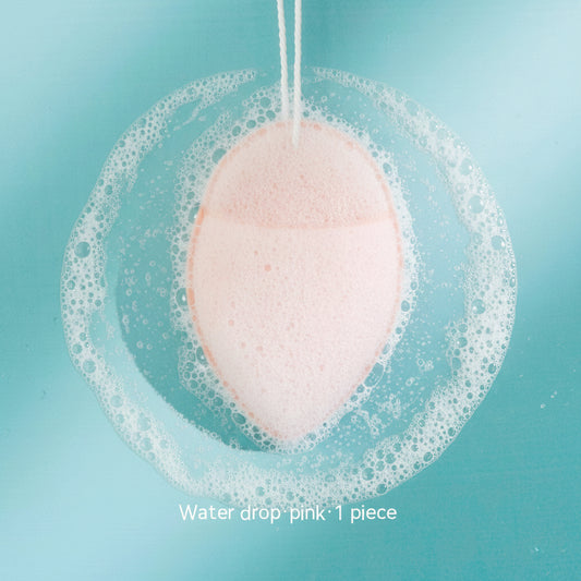 Spugna konjac a goccia per detergere il viso
